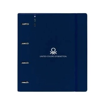 Benetton Папка с пръстени Benetton Damero Морско син 27 X 32 X 4 cm
