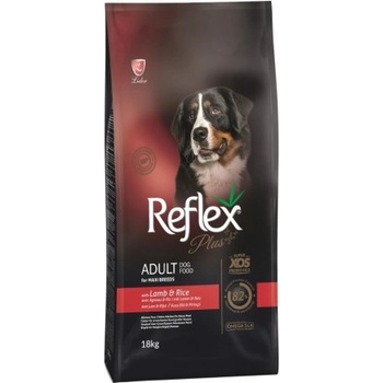 Lider Pet Food *Промоция 15+3кг* Reflex Plus Maxi Breeds Adult Dog Lamb & Rice - Пълноценна храна за израснали кучета от едри и гигантски породи с агнешко и ориз 18 кг