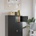 vidaXL Шкаф за папки черен 90x40x40 см стомана (339718)