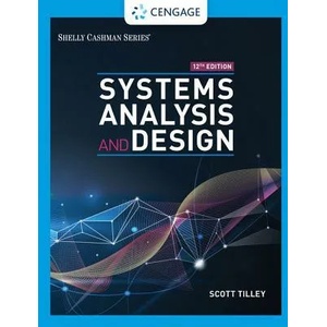 Systems Analysis and Design | Scott Tilley (ISBN: 9780357117811)