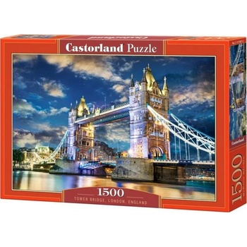 Castorland Tower Bridge, London, England Пъзел 1500 броя Пейзажни (464055) (464055)