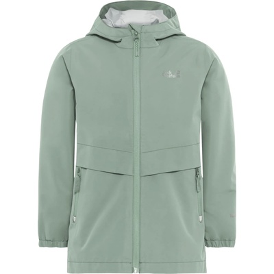Jack Wolfskin Детско водоустойчиво яке Jack Wolfskin Kid's Malima Jacket Waterproof jacket - Green Zinnia - размер 164 (EU) (703-6908-0116)