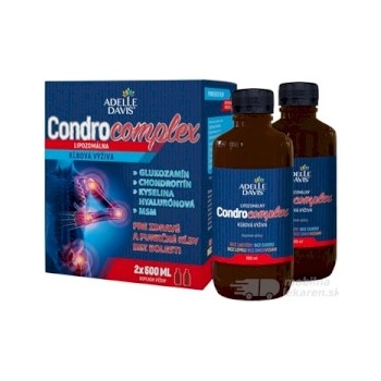 Adele Davis CONDROCOMPLEX Lipomozálna kĺbová výživa 2x 500 ml