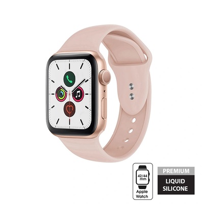 Crong Каишка за смарт часовник Crong Apple Watch 4/5/6/7/SE/8/Ultra 44/45/49mm (CRG-44LQB-PSN) (CRG-44LQB-PSN)