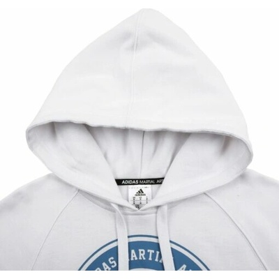 adidas WKF Karate mikina s kapucňou Biela