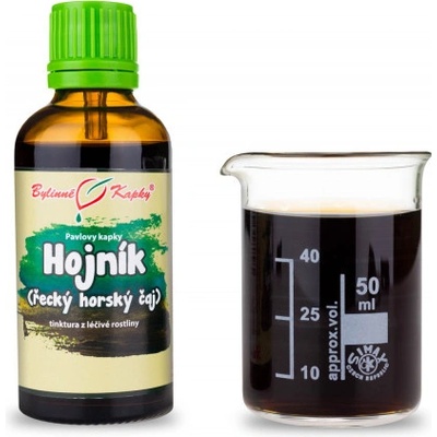 Bylinné kapky Hojník grécky horský čaj bylinné kvapky tinktúra 50 ml