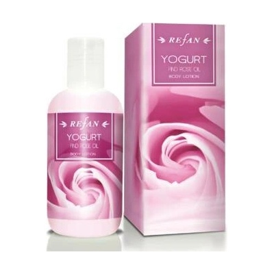 Refan tělové mléko jogurt a růžový olej 200 ml