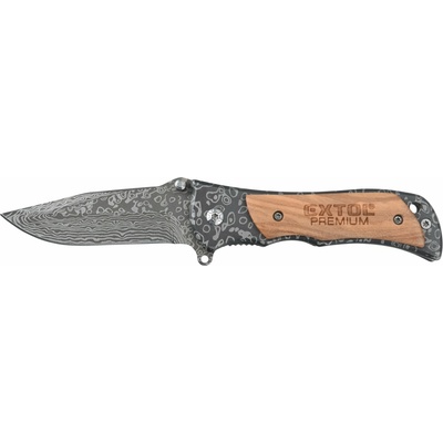 Extol Premium 8855121 | Nôž zatvárací s poistkou nerezový celková dĺžka 160 mm, čepeľ 70 mm