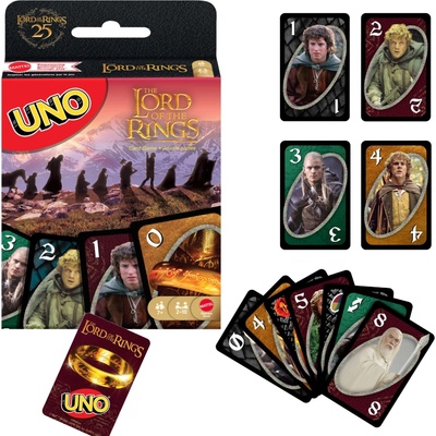 Mattel UNO Pán prstenů