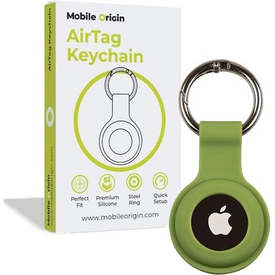 Mobile Origin Силиконов ключодържател за Apple AirTag - Mobile Origin AirTag Silicone Cover (зелен) (FRL-ATKC-GRN)