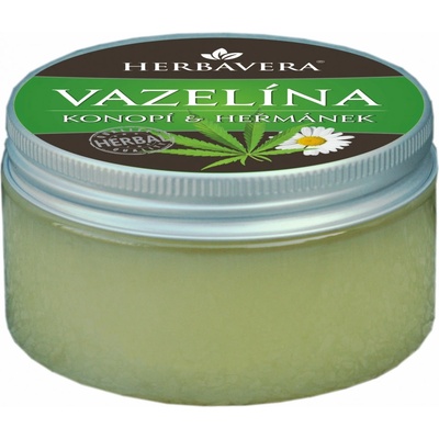 Herbavera konopná vazelína 8% s heřmánkem 100 ml
