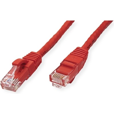 Roline Пач кабел Roline, UTP, Cat. 6A, 1m, червен (21.99.1421)