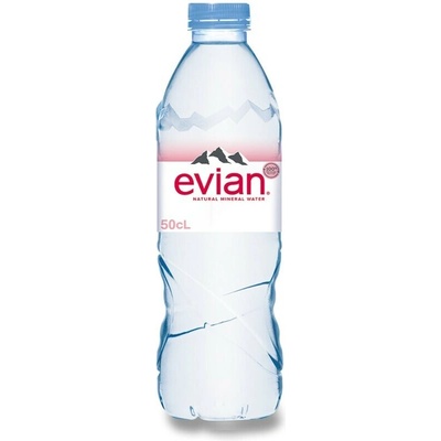 Evian minerální voda neperlivá 24 x 0,5 l
