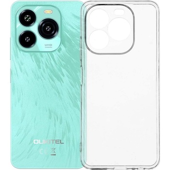 OUKITEL Калъф с протектор за Oukitel C65 Pro - мек TPU удароустойчив калъф, прозрачен или черен