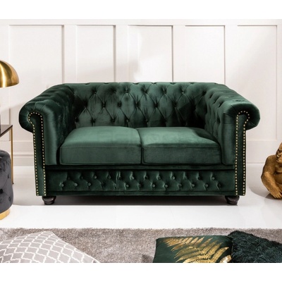 Askont Chesterfield Oxford 2M dark green forest – Zboží Mobilmania