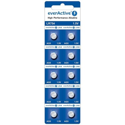 everActive lr754, lr48, 1, 55v - цена за 1 бр (ever-ba-lr754-ag5)