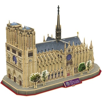 CubicFun 3D Пъзел Cubic Fun от 128 части - Notre Dame De Paris (DS0986h)