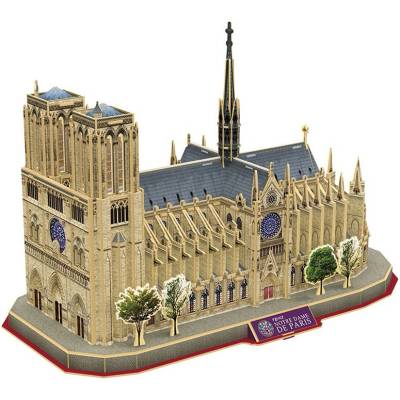 CubicFun 3D Пъзел Cubic Fun от 128 части - Notre Dame De Paris (DS0986h)