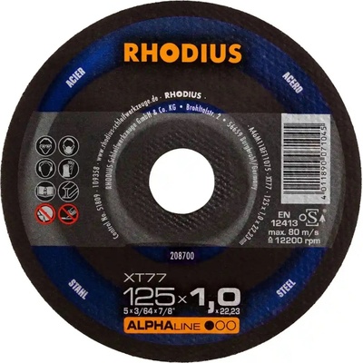 Rhodius Rezný kotúč 125 x 1,0 x 22,23 mm 208700