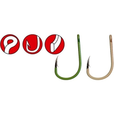 Gamakatsu A1G-Carp Camou green Specialist vel.8 10 ks