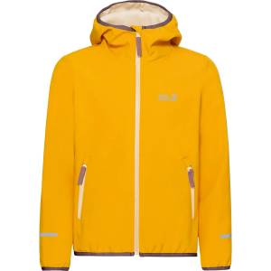 Jack Wolfskin Детско софтшел яке Jack Wolfskin Kid's Fourwinds Jacket Softshell jacket - Burly Yellow JW - размер 104 (EU) (703-7841-0211)