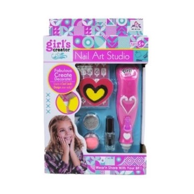 Man Yuk Toys Студио за нокти с пайети и декорация за нокти с отлепване