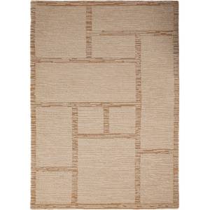 Flair Rugs Ръчно изработен вълнен килим в естествен цвят 160x230 cm Harris Modula Wool - Flair Rugs (503119382689)