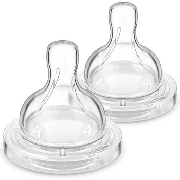 Philips Биберони Philips Avent - Anti-colic със сила на потока 4, 6m+, 2 броя (00A.0599.001)