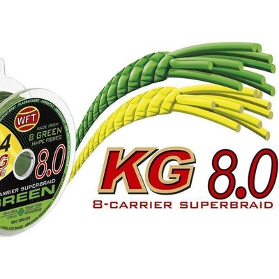 WFT šnúra KG 8.0 green 150m 0,16mm 22kg