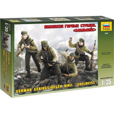 Zvezda German Gebirgsjäger WWII "Edelweiss" 1:35