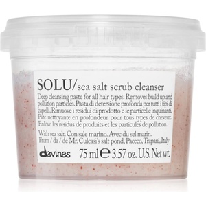 Davines Essential Haircare SOLU Sea Salt Scrub Cleanser почистващ пилинг за всички видове коса 75ml