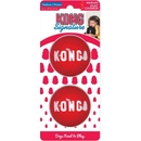 Kong Hračka guma Signature loptu 2 ks M