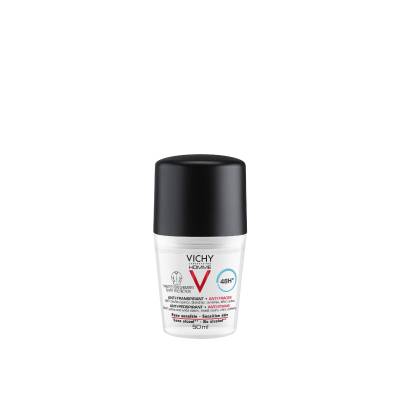 Vichy Homme dezodorant roll-on proti škvrnám 48h 50 ml