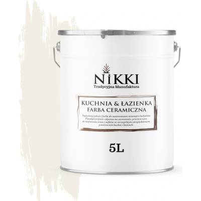 NIKKI Akrylová farba na strop a steny 5 l biela zlomená do béžovej matná