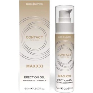 Toyz 4 Lovers Възбуждащ и загряващ гел за засилване на ерекцията "maxxxi contact" 60 мл