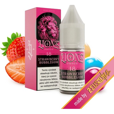 Lions Juice Strawberry Bubblegum freebase 10 ml 6 mg