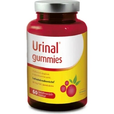 Walmark Stada Urinal gummies želatínové tablety príchuť malina 60 ks