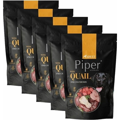Piper Adult s prepelicou a brusnicami 5 x 500 g