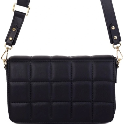 Segali dámska kožená crossbody kabelka Rigi Black