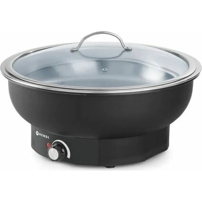 HENDI Chafing Tesino elektrický, Kitchen Line, 6,8L, 230V/500W, ⌀405x(H)240mm