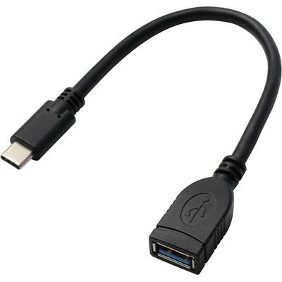 GoGEN USBCOTG USB A/USB-C 3.1, OTG, 0,2m, černý