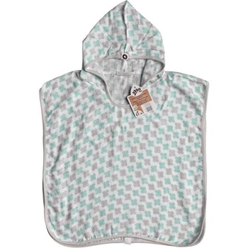 XKKO BMB Scandinavian Cross Bambusové pončo mint 2