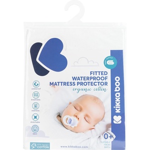 KikkaBoo Протектор за матрак с борд - органичен памук 60/120/15 см (31105030016) - tary
