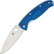 Spyderco Resilience Blue FRN Handle Plain Blade