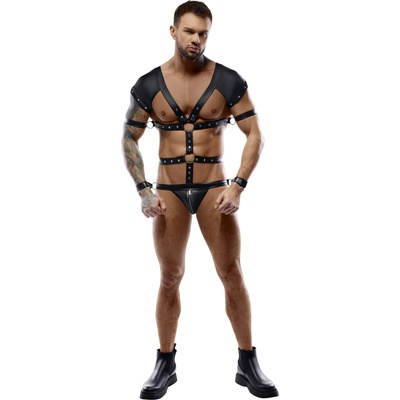 Svenjoyment Body Harness with Restrains 2150484 Black L