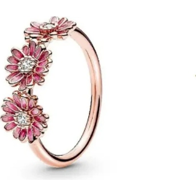 Bijavera Dámský prsten se zirkony Pink Flowers 999 92