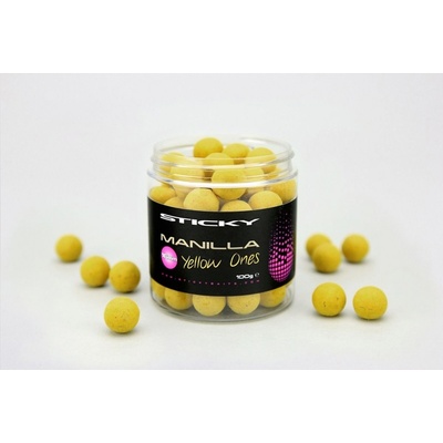 Sticky Baits plavajúce boilies Manilla Pop-Ups 100g 16mm Yellow Ones