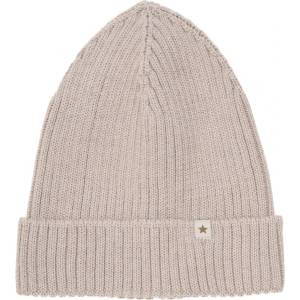 Huttelihut Детска зимна шапка (beanie) Huttelihut Kid's Beanie Wool Knit Dino Beanie - Camel Melange - размер 54 cm (904-5560-0114)