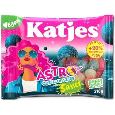 Katjes Astro Queen of Stars sauer 210 g