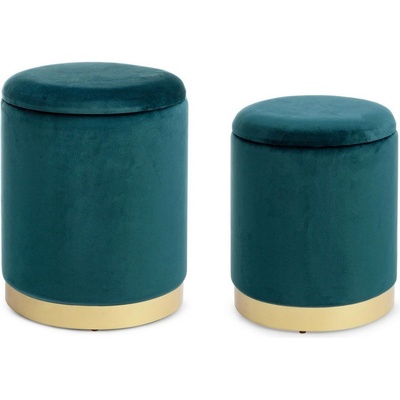 Bizzotto Polina КОМПЛЕКТ 2 ПУФА С КОНТЕЙНЕР (0720322)